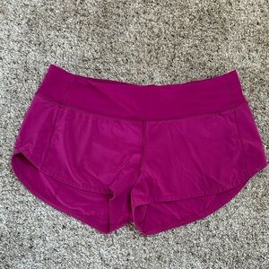 Lululemon Athletica Speed Up Low Rise Lined Shorts 2.5”